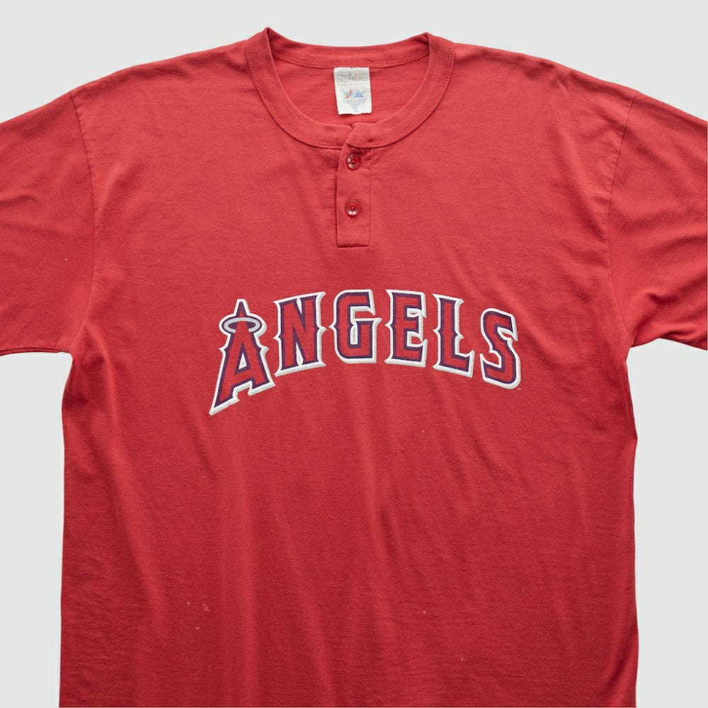 Los Angeles Angels Genuine Merchandise 2000s T-shirt - Red Vintage