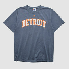 Detroit Tigers Majestic 2010s T-shirt - Blue Vintage