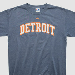 Detroit Tigers Majestic 2010s T-shirt - Blue Vintage