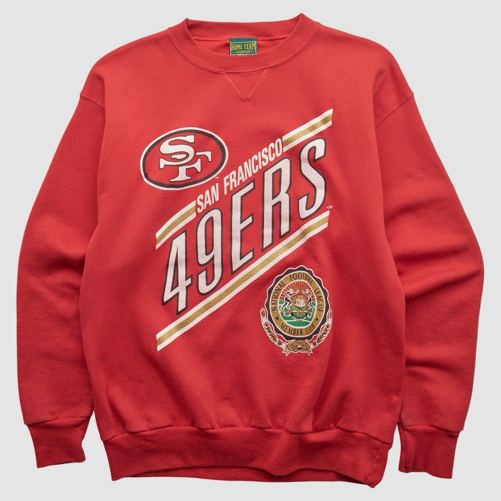 NFL San Francisco 49ers Home Team Advantage 90s Pullover Sweatshirt