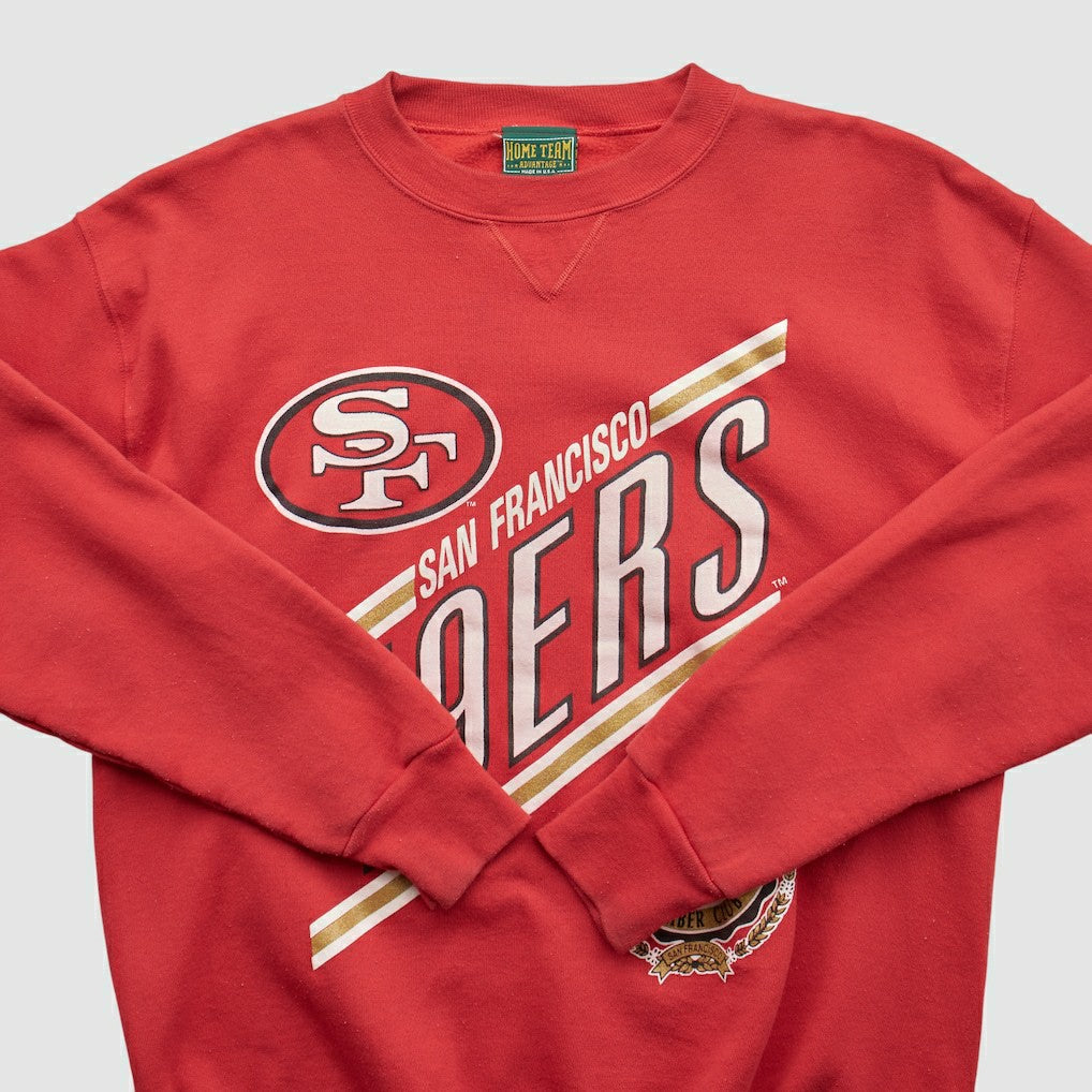 NFL San Francisco 49ers Home Team Advantage 90s Pullover Sweatshirt