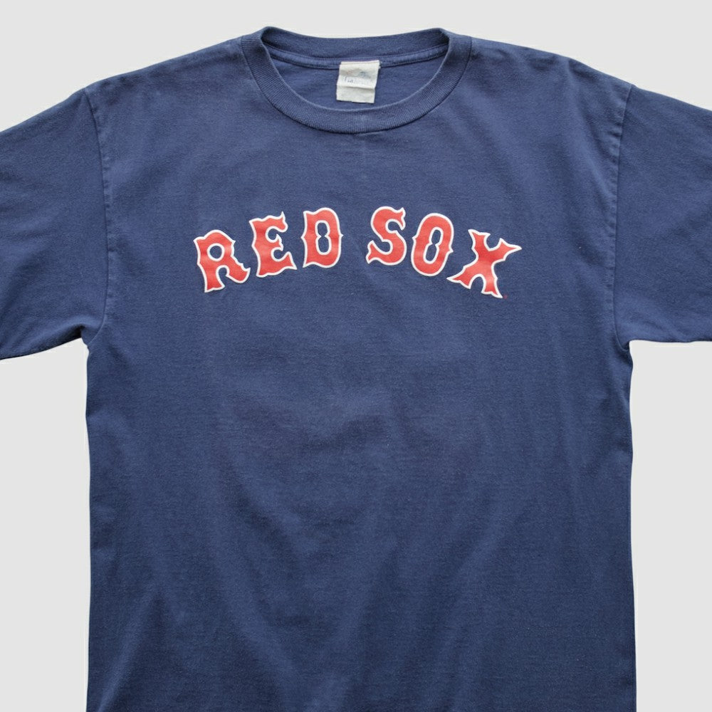 Boston Red Sox Majestic 2000s T-shirt - Navy Vintage