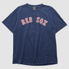 Boston Red Sox Majestic 2000s T-shirt - Navy Vintage