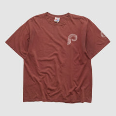 Philadelphia Phillies Majestic 2010s T-shirt - Maroon Vintage