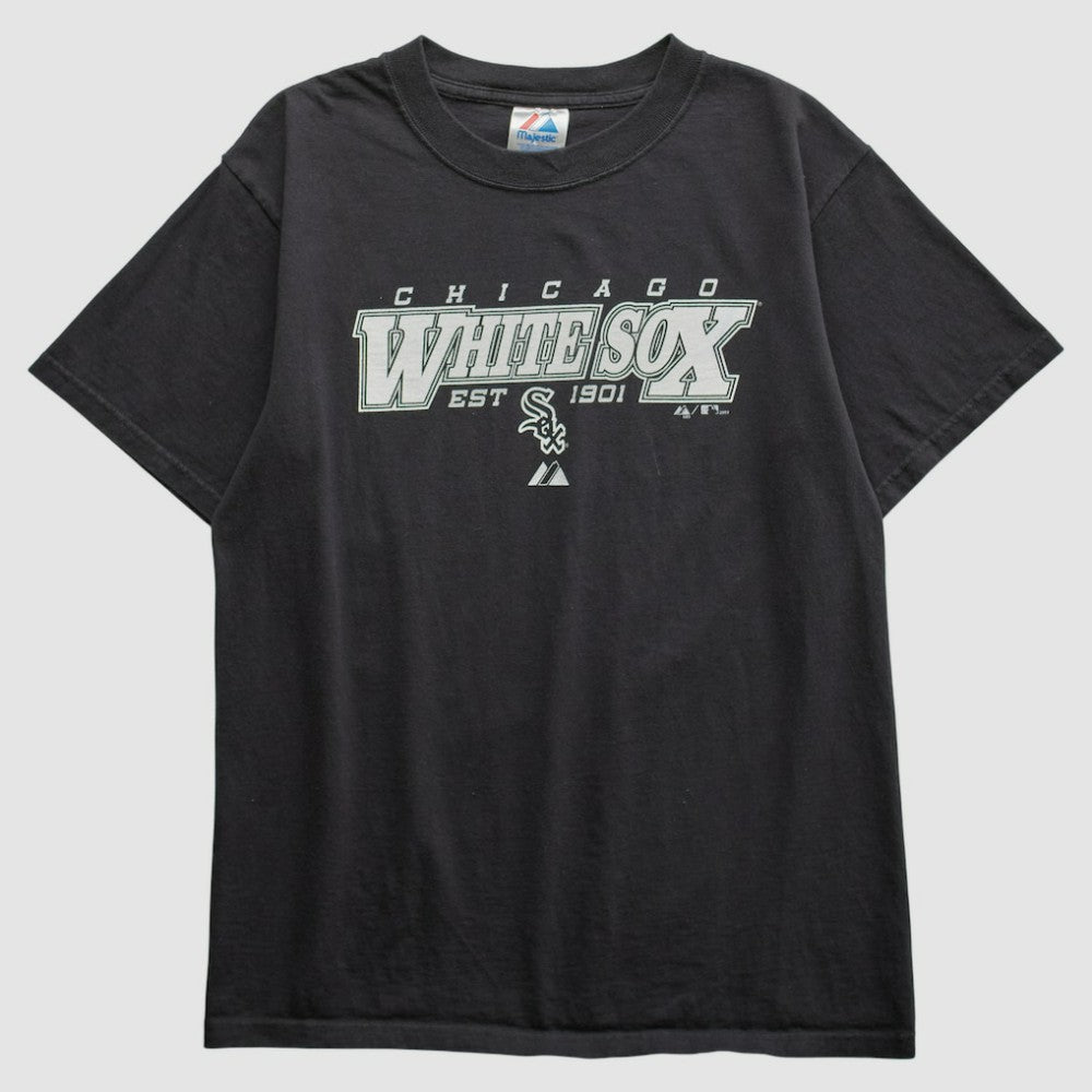 Chicago White Sox Majestic 2007 T-shirt - Black Vintage