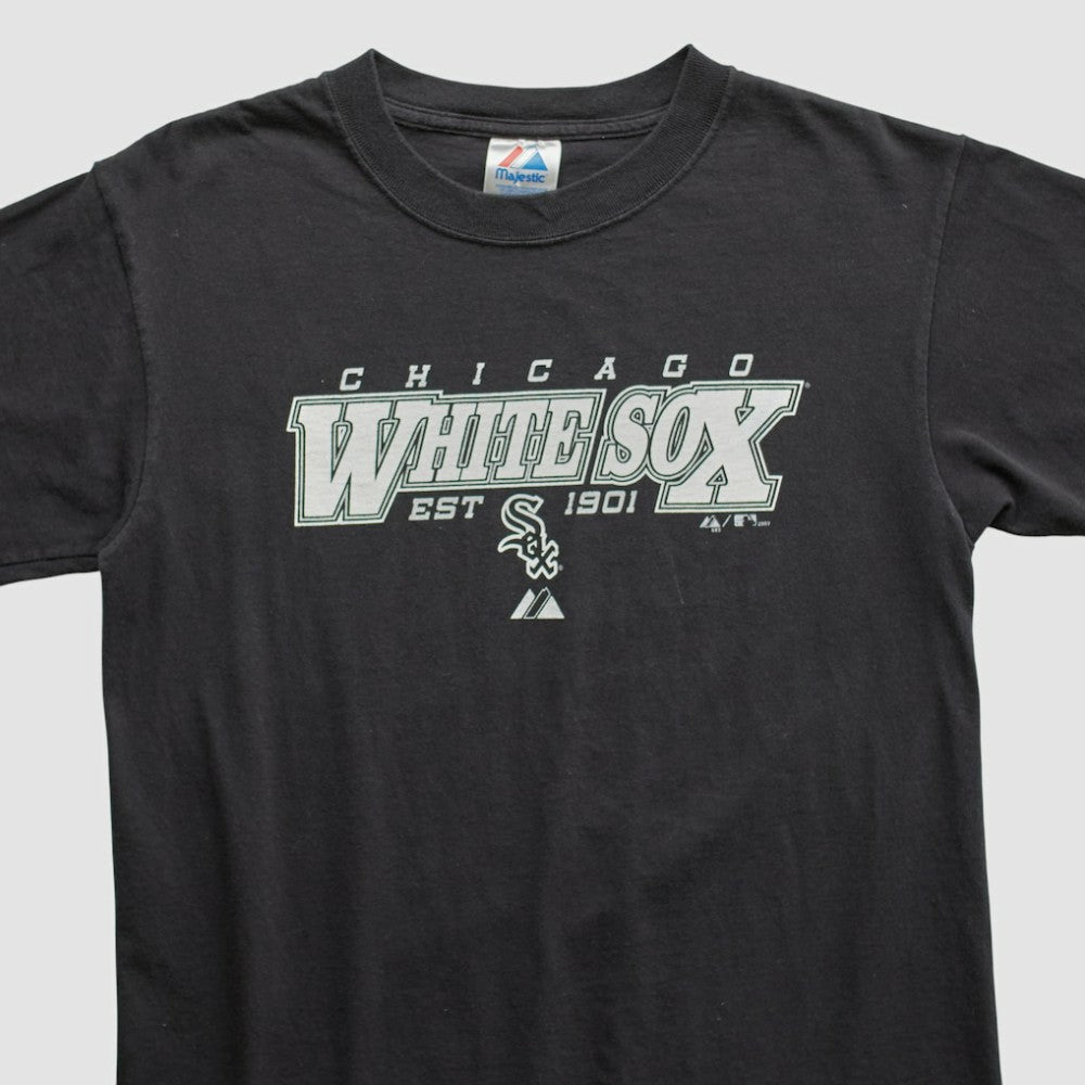 Chicago White Sox Majestic 2007 T-shirt - Black Vintage