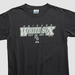 Chicago White Sox Majestic 2007 T-shirt - Black Vintage