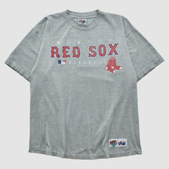 Boston Red Sox Majestic 2000s T-shirt - Gray Vintage