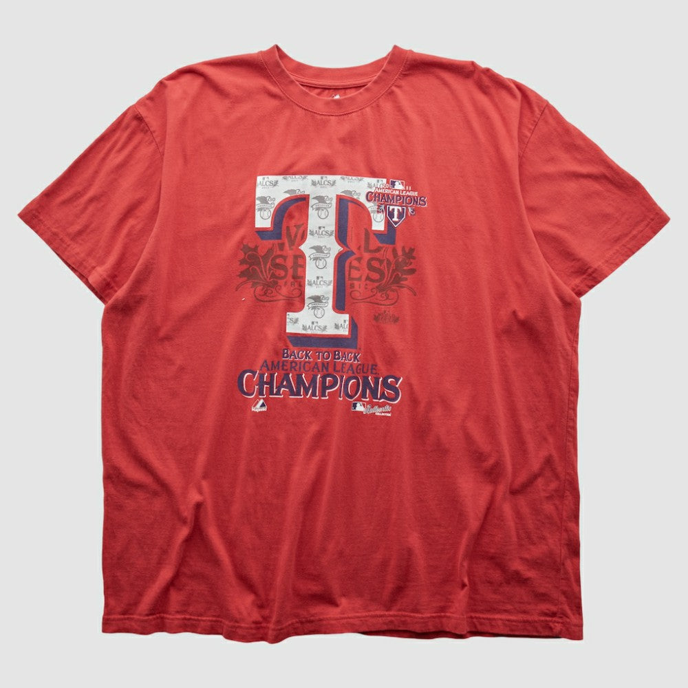 Texas Rangers Majestic 2011 T-shirt - Red
