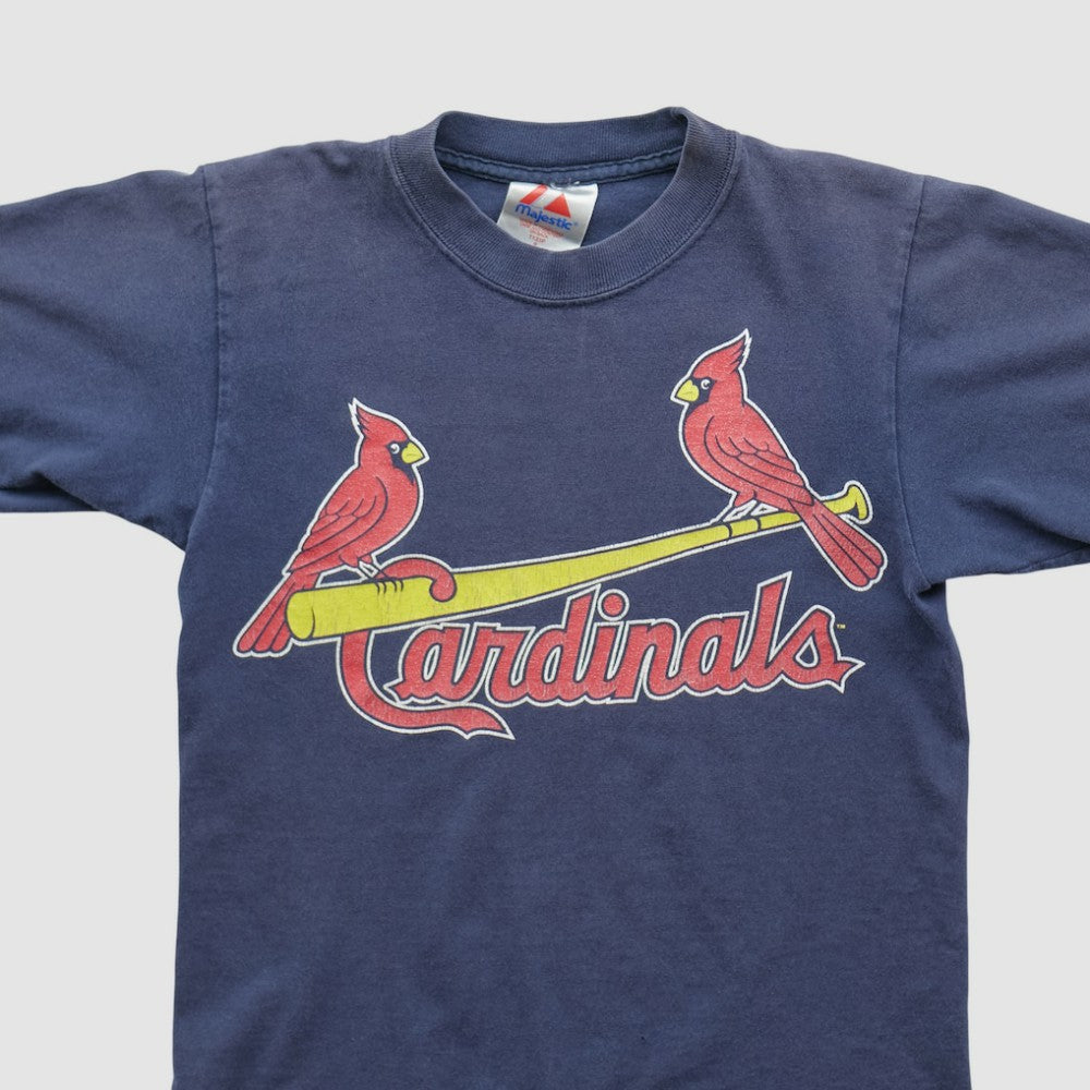 St. Louis Cardinals Majestic 2000s T-shirt - Navy Vintage