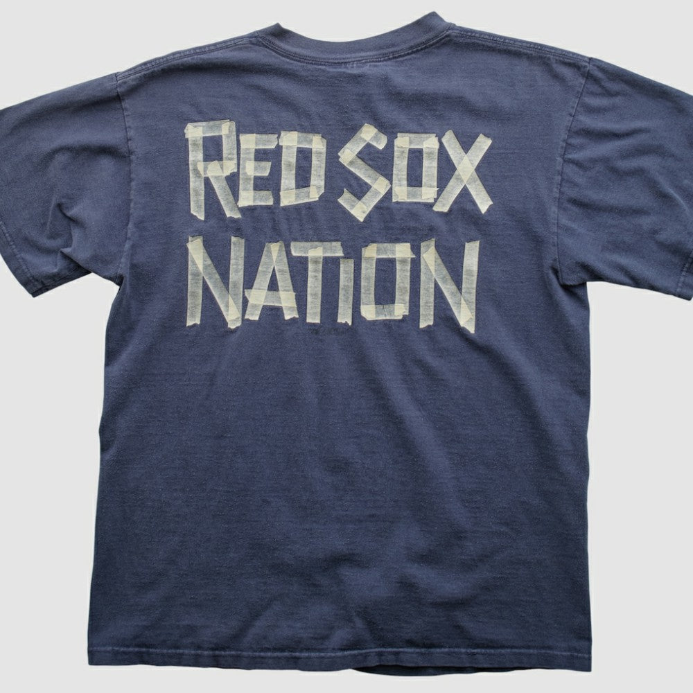 Boston Red Sox Majestic 2000s T-shirt - Navy Vintage