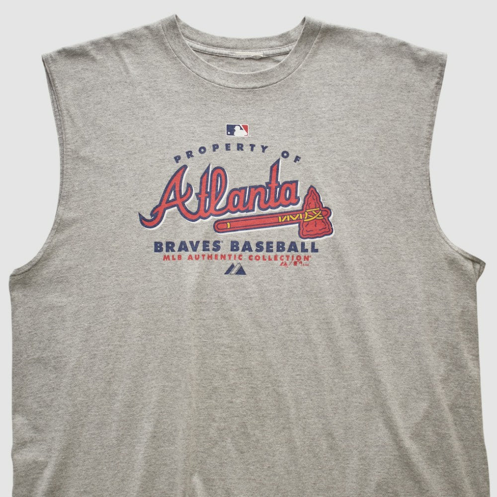Atlanta Braves 2007 Tank - Heather Gray Vintage