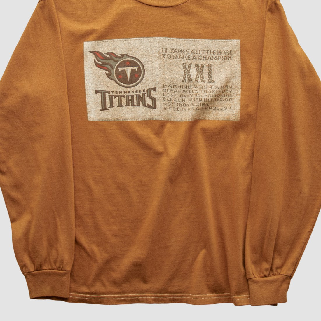 NFL Tennessee Titans Champion 2000s Long Sleeve T-shirt