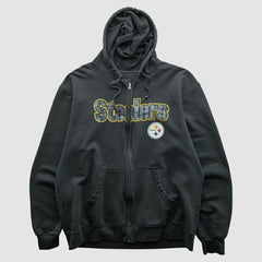 NFL Pittsburgh Steelers Reebok 2000s Hooded Full Zip Sweatshirt