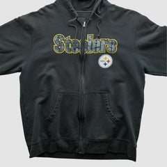 NFL Pittsburgh Steelers Reebok 2000s Hooded Full Zip Sweatshirt