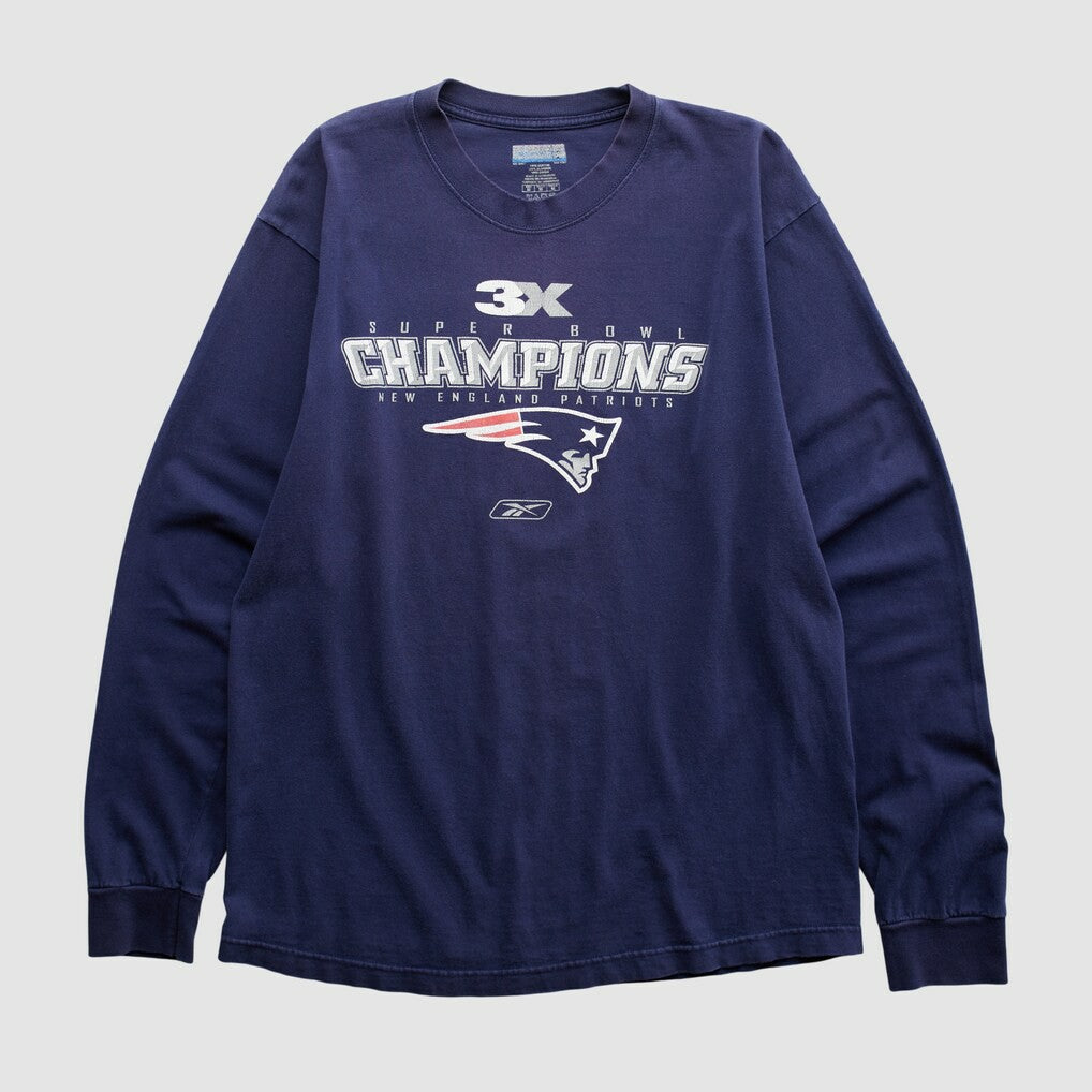 NFL New England Patriots Reebok 2000s Long Sleeve T-shirt