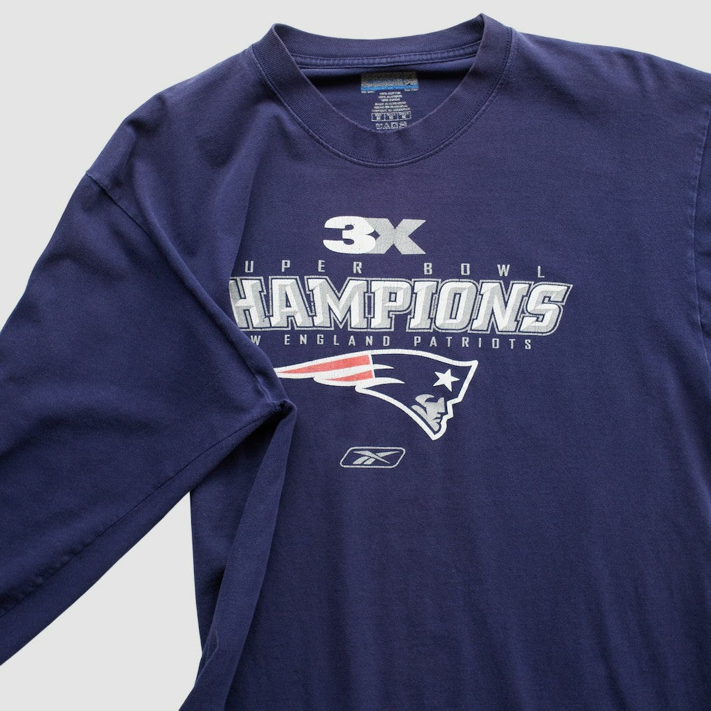 NFL New England Patriots Reebok 2000s Long Sleeve T-shirt