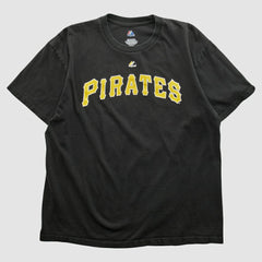 Pittsburgh Pirates Majestic 2000s T-shirt - Black Vintage