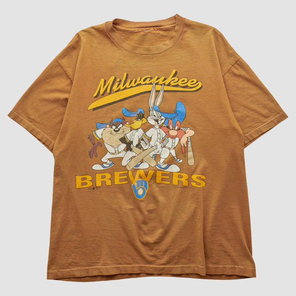 Milwaukee Brewers 1993 T-shirt - Brown Vintage