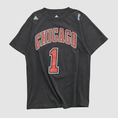 Chicago Bulls 2010s T-shirt sale - Black Vintage | Adidas on sale