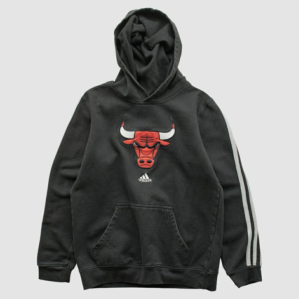 Chicago Bulls 2010s Hooded Sweatshirt - Black Vintage | Adidas outlet