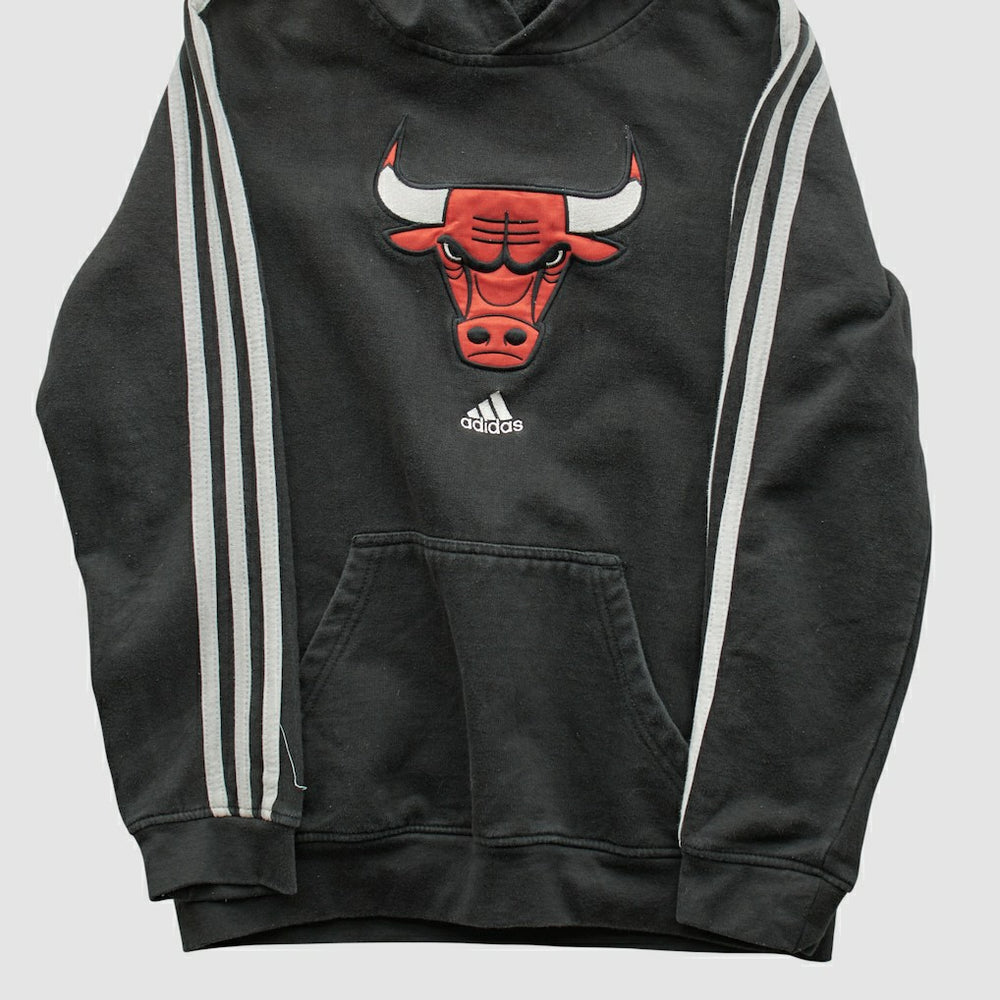 Chicago Bulls 2010s Hooded Sweatshirt - Black Vintage | Adidas outlet