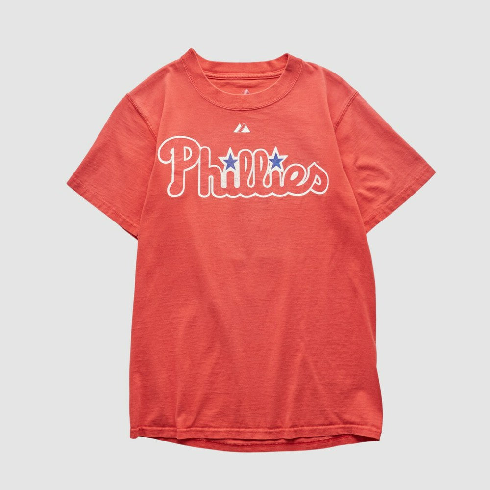 Philadelphia Phillies Majestic 2009 T-shirt - Red Vintage