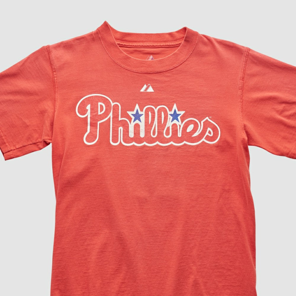 Philadelphia Phillies Majestic 2009 T-shirt - Red Vintage