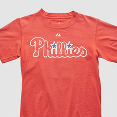 Philadelphia Phillies Majestic 2009 T-shirt - Red Vintage