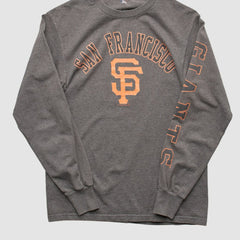 San Francisco Giants MLB 2000s Long Sleeve T-shirt - Dark Heather Gray Vintage
