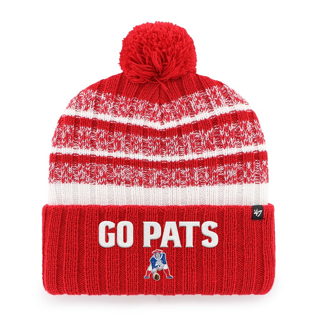 NFL New England Patriots '47 Local Cuffed Knit Hat with Pom