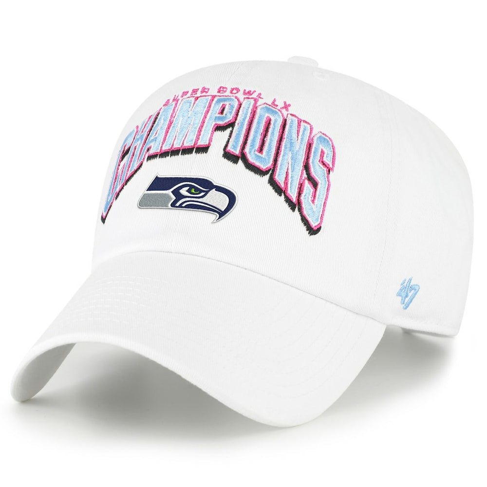 NFL Seattle Seahawks '47 Super Bowl LX s Side Patch Clean Up Adjustable Hat