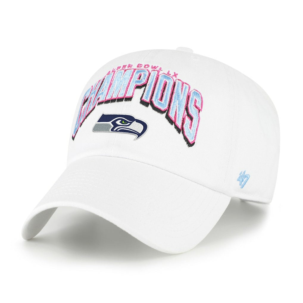 NFL Seattle Seahawks '47 Super Bowl LX s Side Patch Clean Up Adjustable Hat