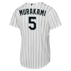 Munetaka Murakami Chicago White Sox Youth Home Replica Jersey - White | Nike