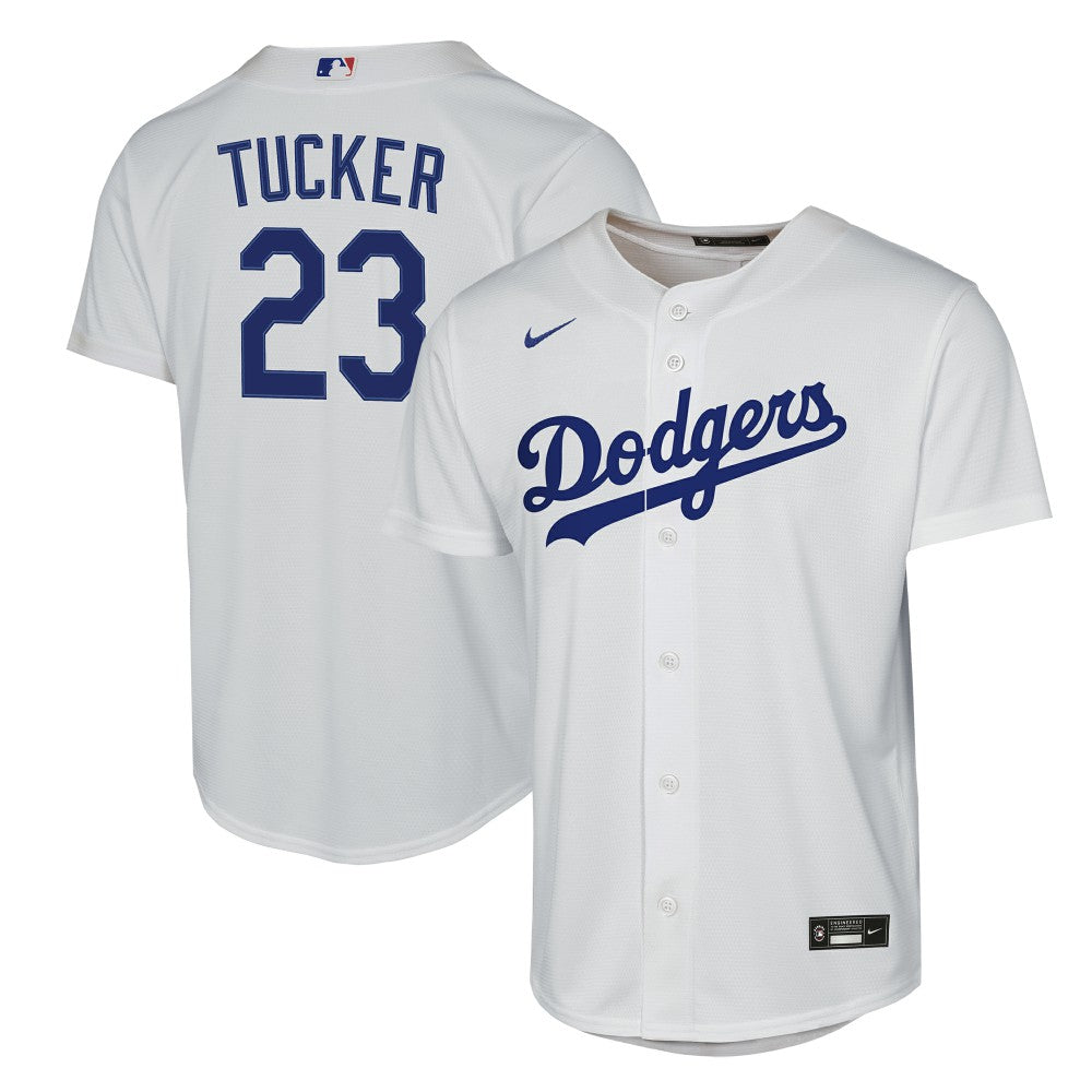 Kyle Tucker Los Angeles Dodgers Youth Home Replica Jersey - White | Nike