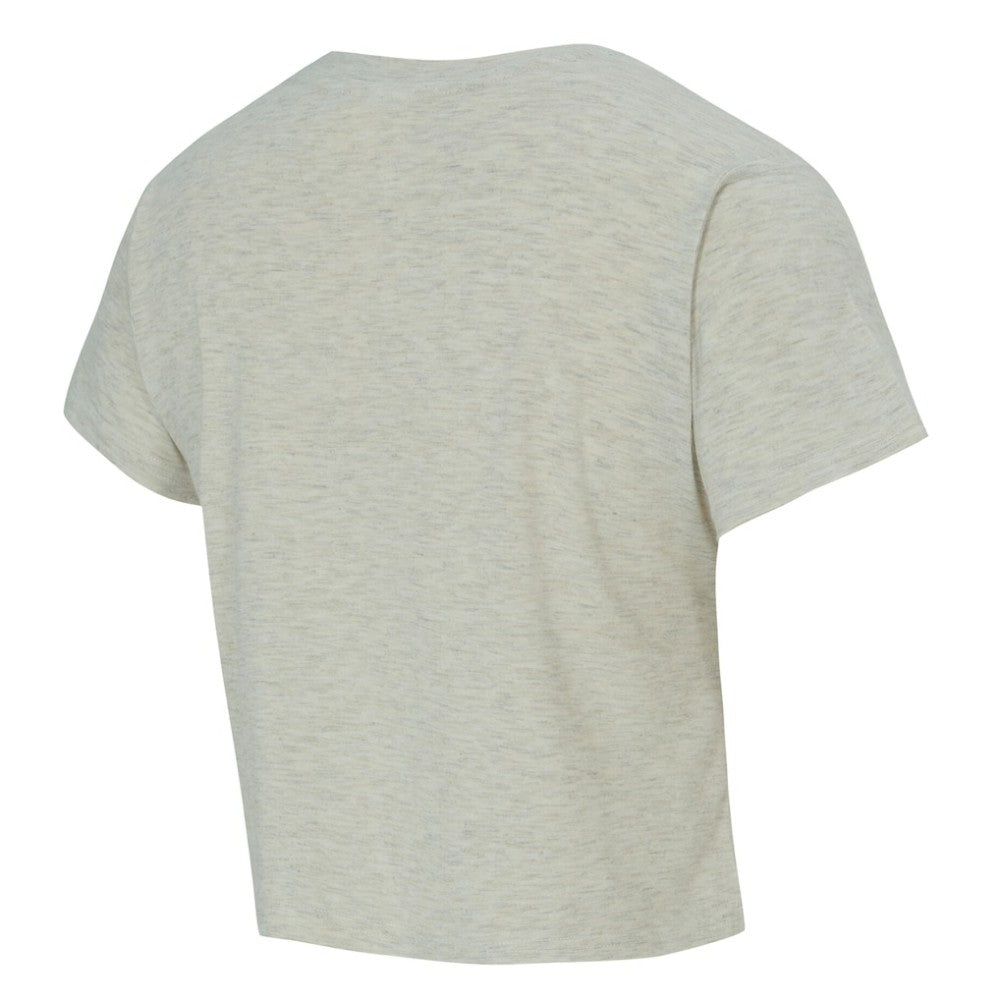 Houston Astros Concepts Sport Women's Birch Cropped T-Shirt - Cream