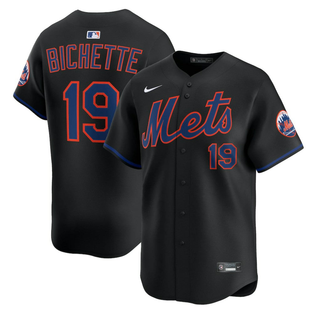 Bo Bichette New York Mets Alternate Limited Jersey - Black | Nike