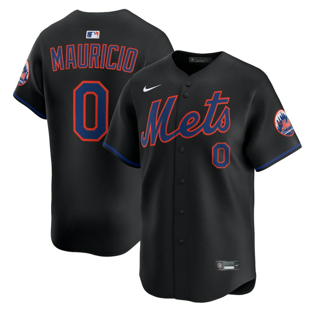 Ronny Mauricio New York Mets Alternate Limited Jersey - Black | Nike