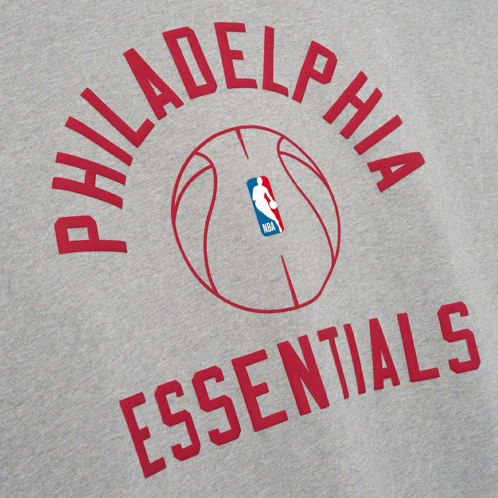 Philadelphia 76ers Fear of God x Barkley L. Hendricks Unisex 90's T-Shirt - Heather Gray cheap
