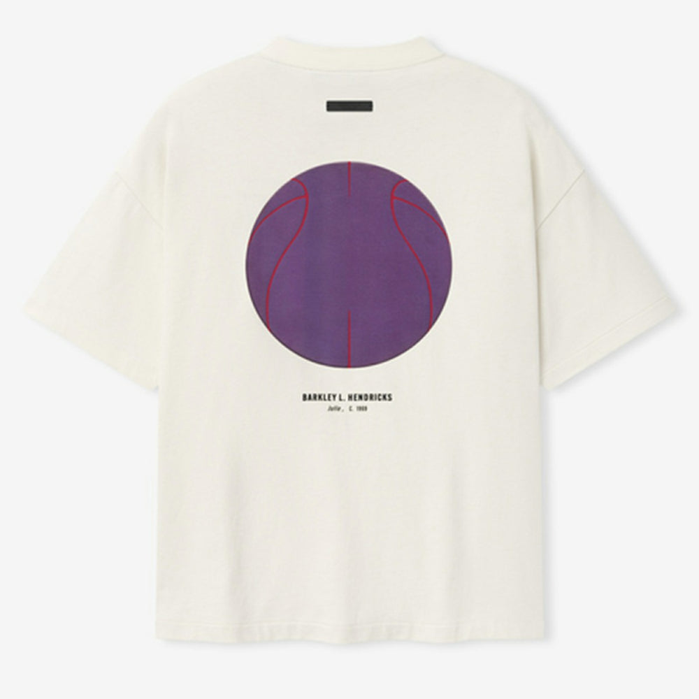 Los Angeles Lakers Fear of God x Barkley L. Hendricks Unisex 90's T-Shirt - Cream sale