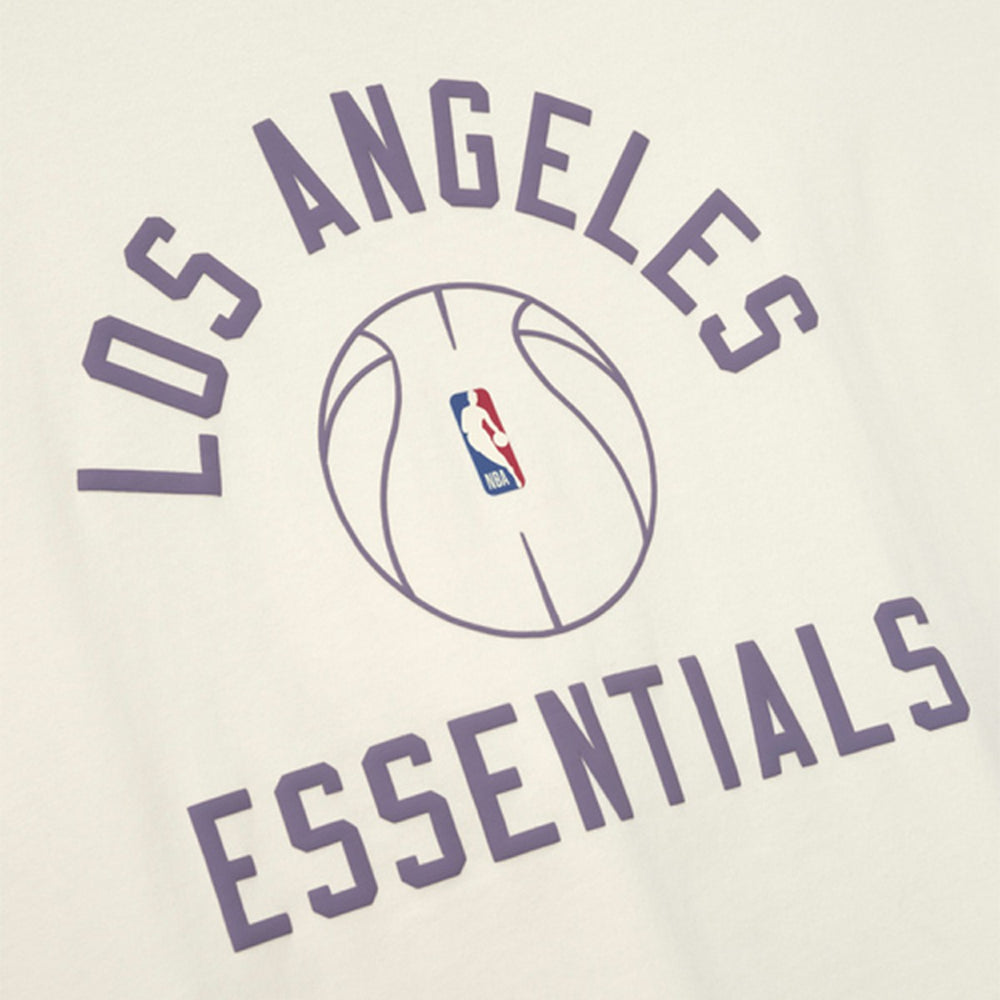 Los Angeles Lakers Fear of God x Barkley L. Hendricks Unisex 90's T-Shirt - Cream sale