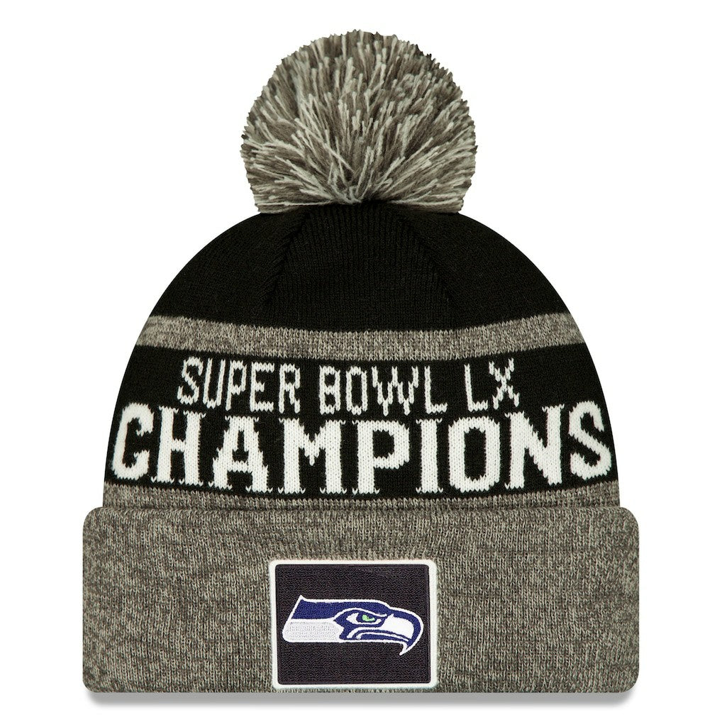NFL Seattle Seahawks Super Bowl LX Champions Parade Cuffed Knit Hat with Pom
