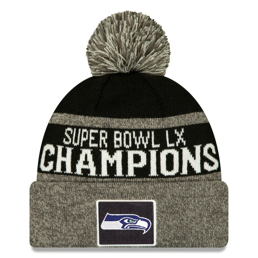 NFL Seattle Seahawks Super Bowl LX Champions Parade Cuffed Knit Hat with Pom