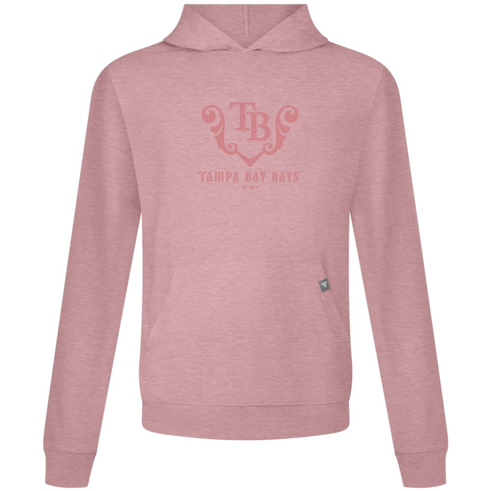 Tampa Bay Rays Levelwear Bridal Rose Relay Pullover Hoodie - Pink