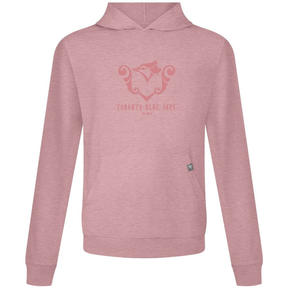 Toronto Blue Jays Levelwear Bridal Rose Relay Pullover Hoodie - Pink