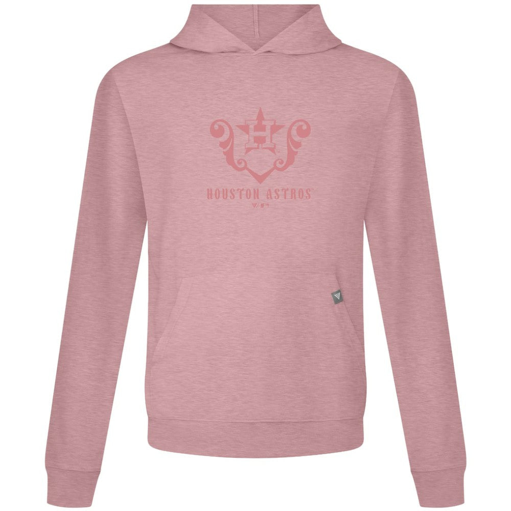 Houston Astros Levelwear Bridal Rose Relay Pullover Hoodie - Pink