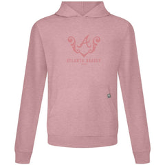 Atlanta Braves Levelwear Bridal Rose Relay Pullover Hoodie - Pink