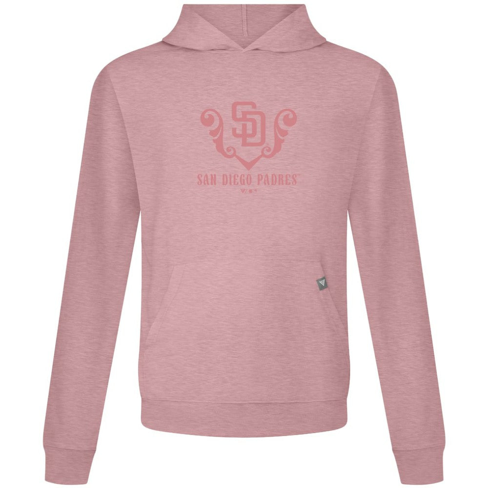 San Diego Padres Levelwear Bridal Rose Relay Pullover Hoodie - Pink
