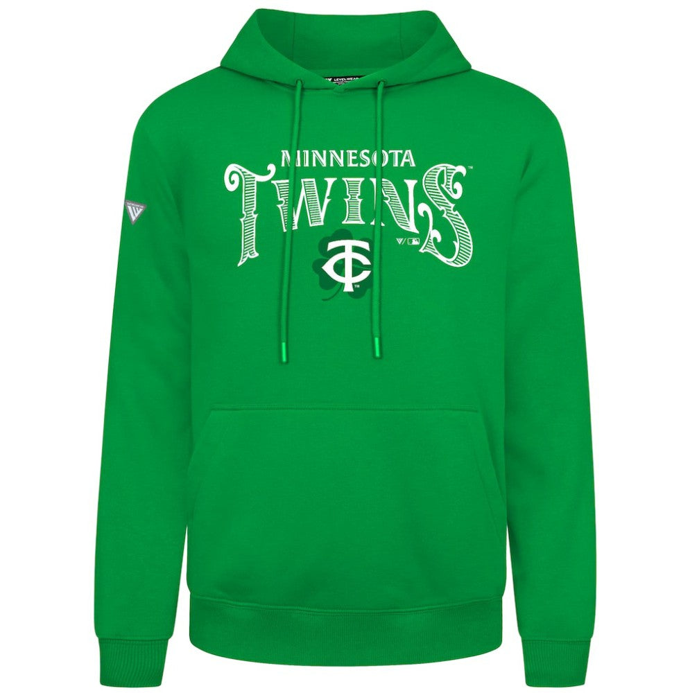 Minnesota Twins Levelwear St. Patrick's Day Podium Hoodie - Green