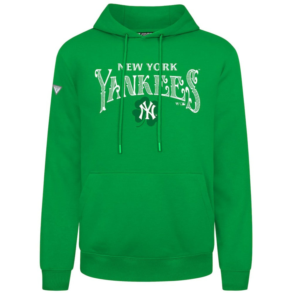 New York Yankees Levelwear St. Patrick's Day Podium Hoodie - Green